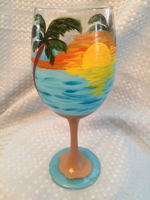 tropical glass